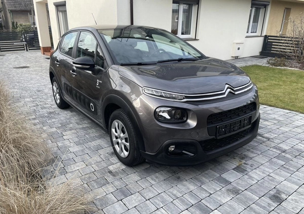 Citroen C3 cena 42900 przebieg: 41000, rok produkcji 2019 z Gniezno małe 79